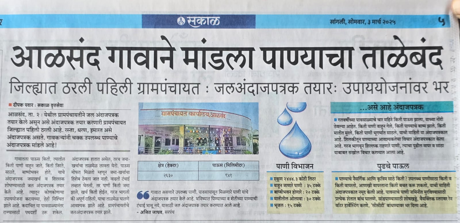 पाणी समस्या